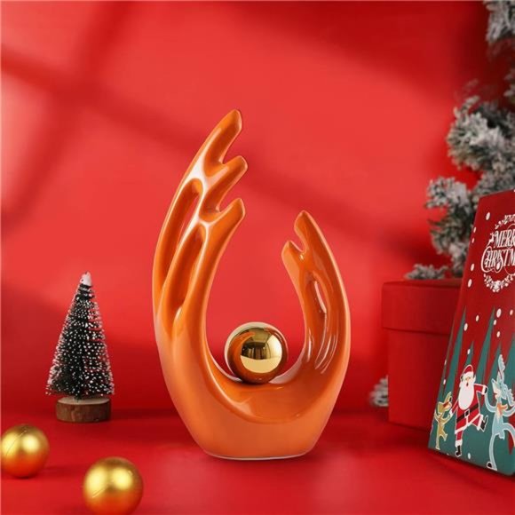 Modern Living Room Decor Art Ceramic Statues for Home Decor Accents Dining Table - Picture 2 of 5